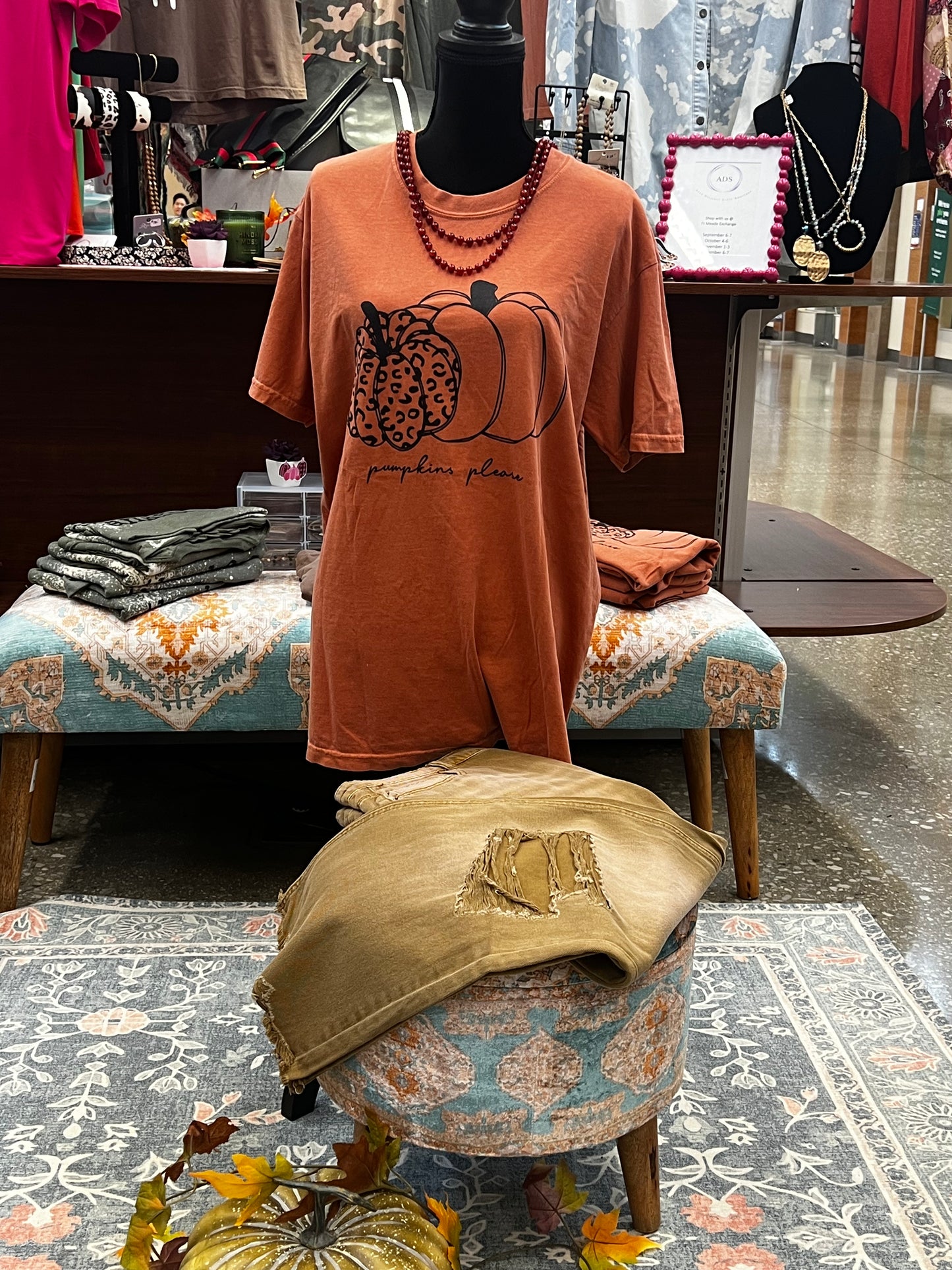 Pumpkin Please Fall Yam Graphic Tee