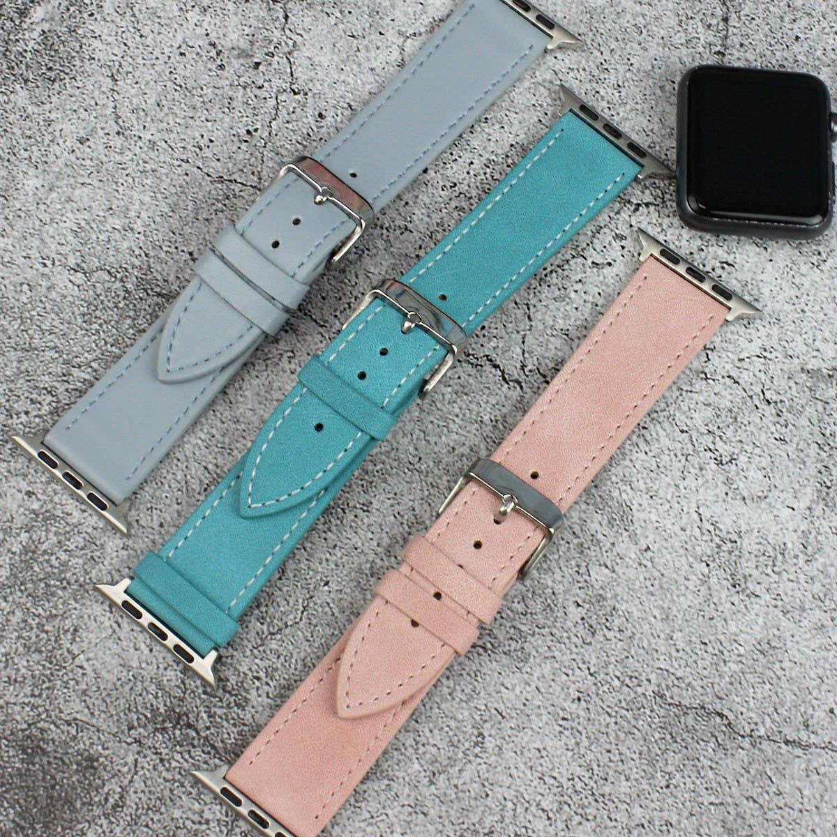 Vegan Leather Apple Watch Bands