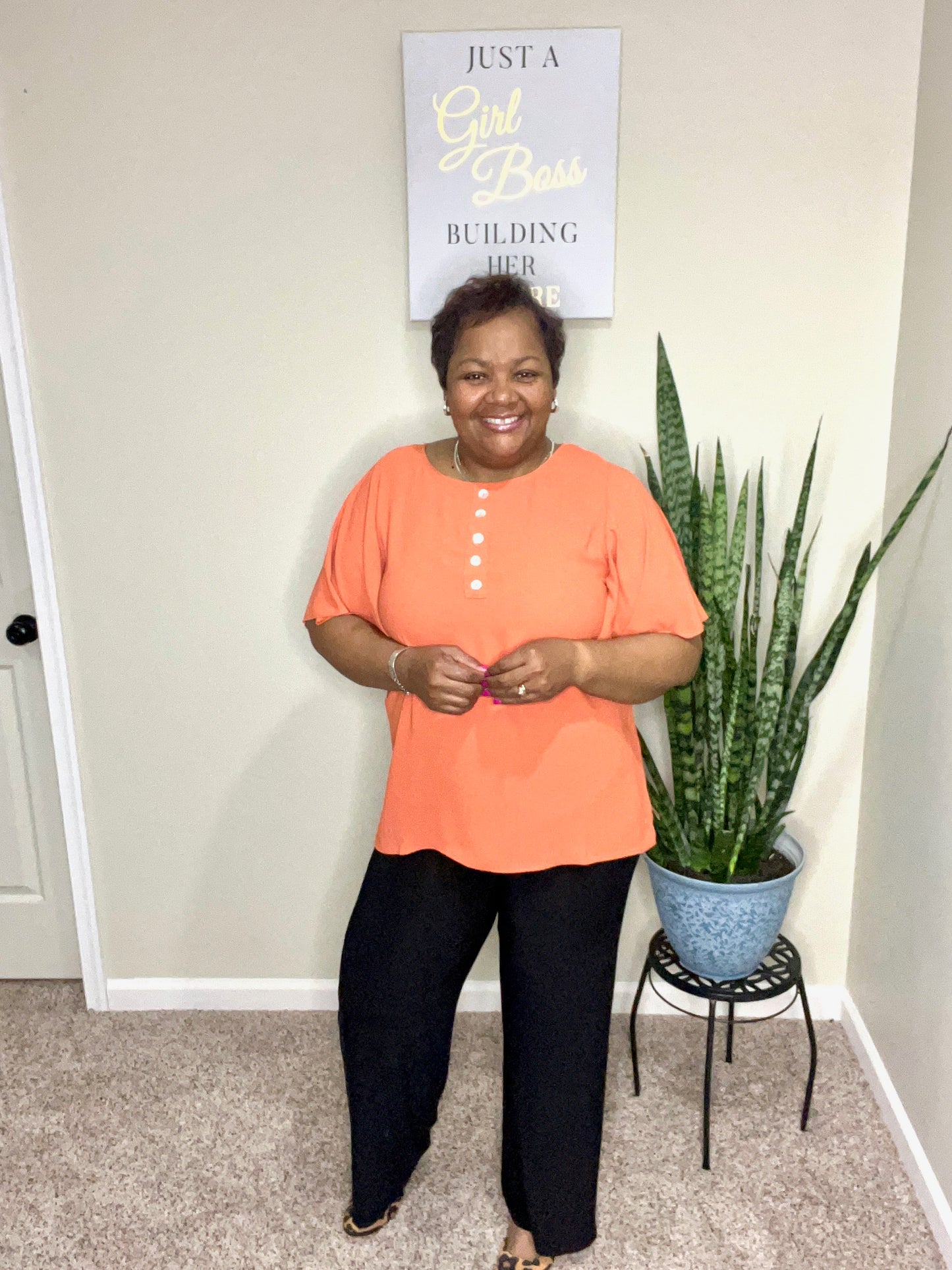 WATERFALL SLEEVE TOP