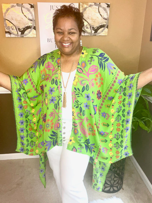 All I Need Flowy Kimono