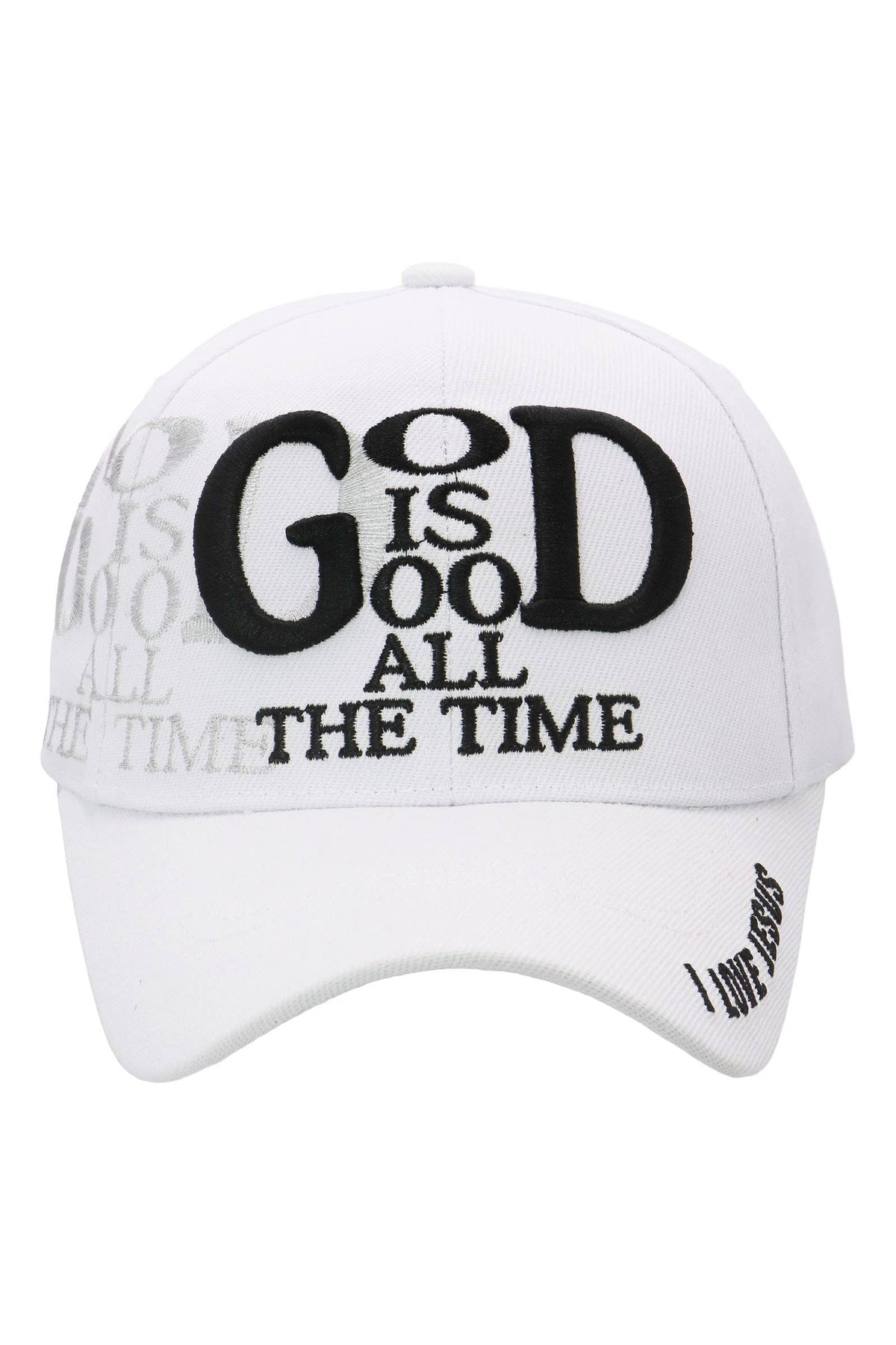 God Is Good All The Time Jesus Baseball Cap