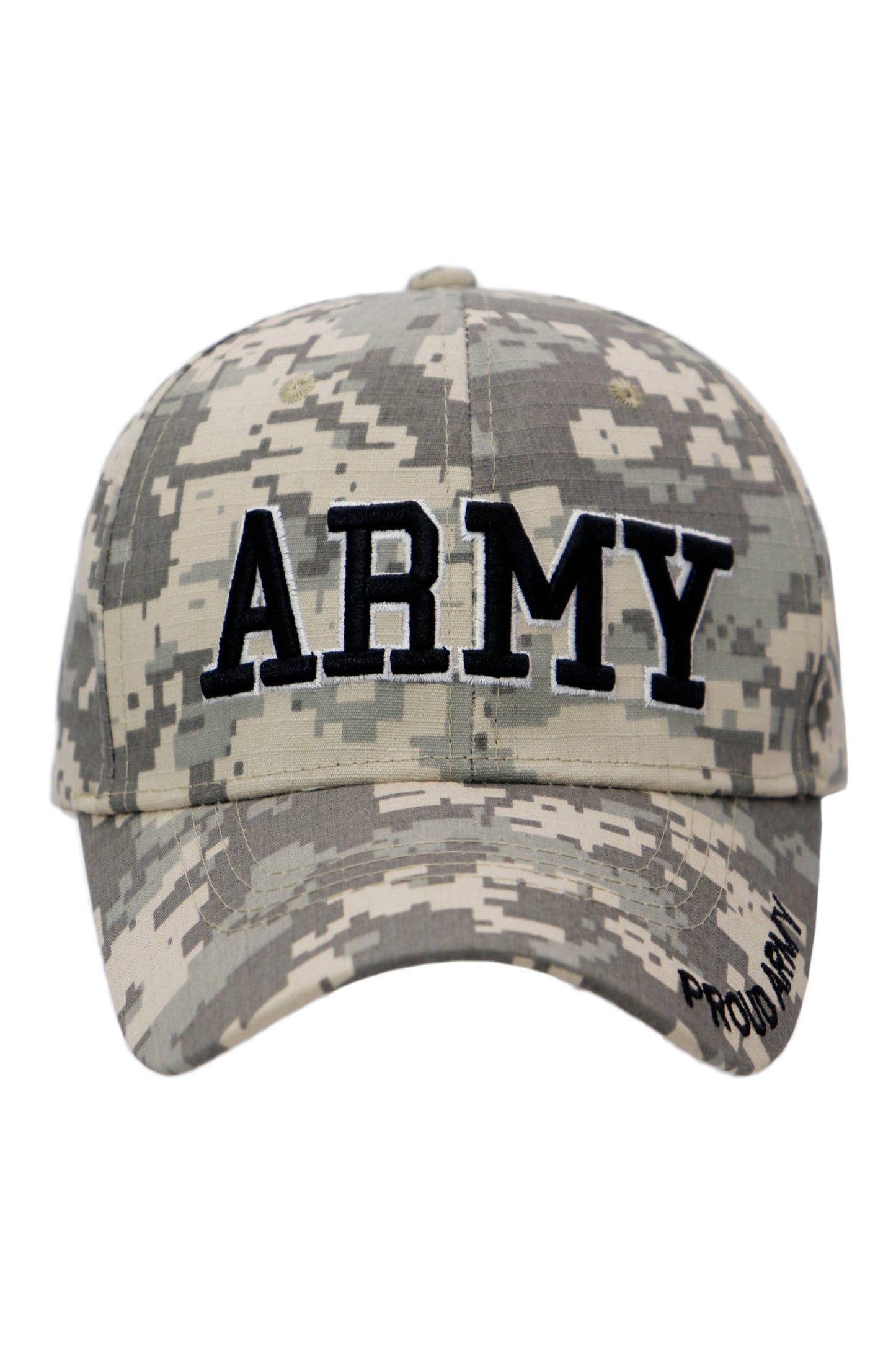 U.s. Military Branch Logo Digital Camo Baseball Cap