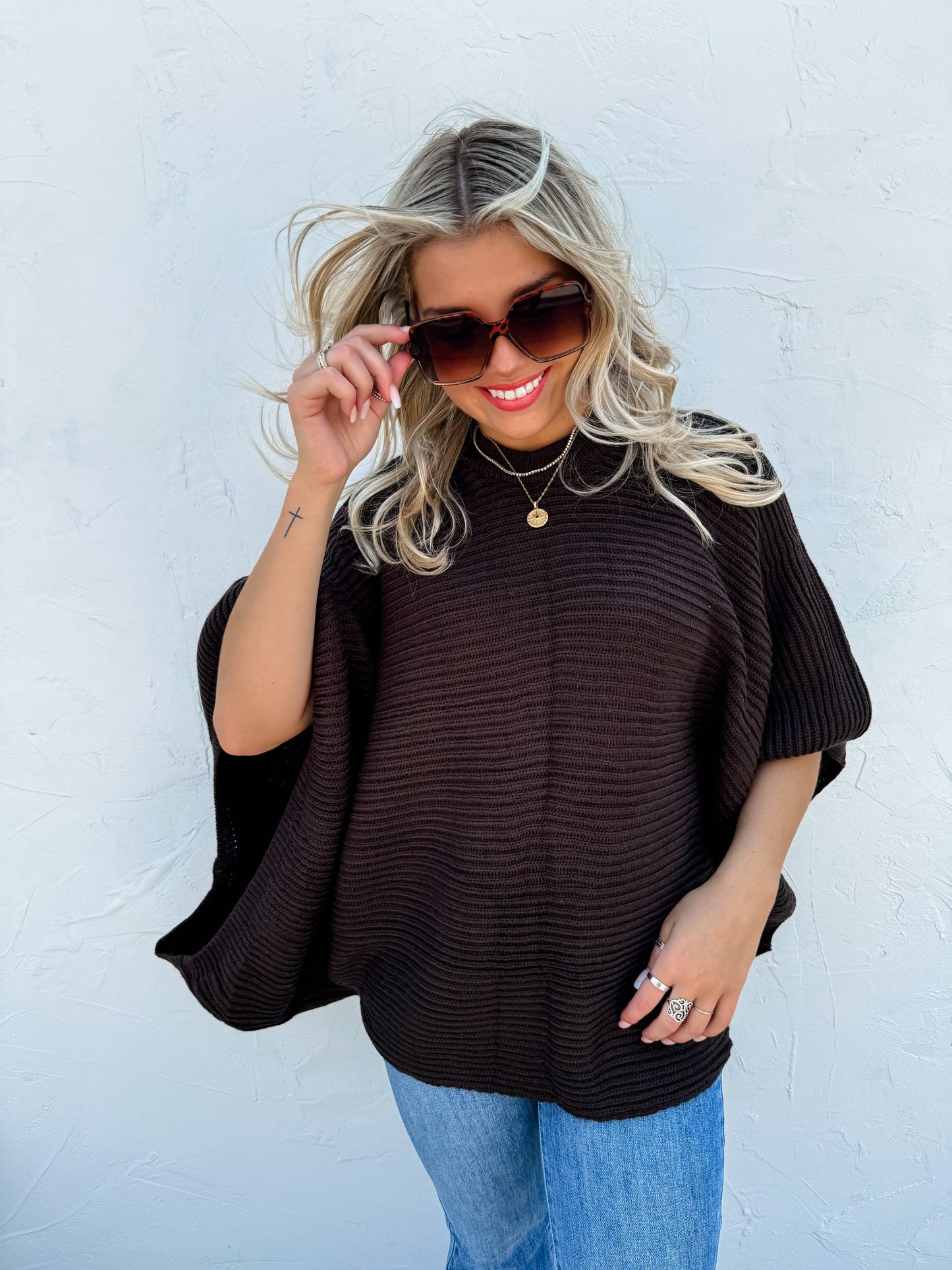 FALL MEG PULLOVER PONCHO
