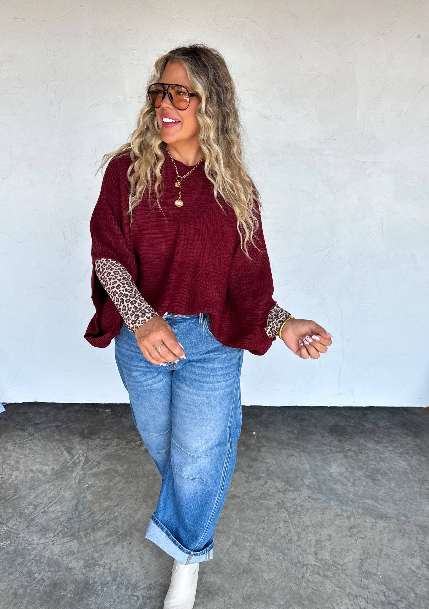 FALL MEG PULLOVER PONCHO
