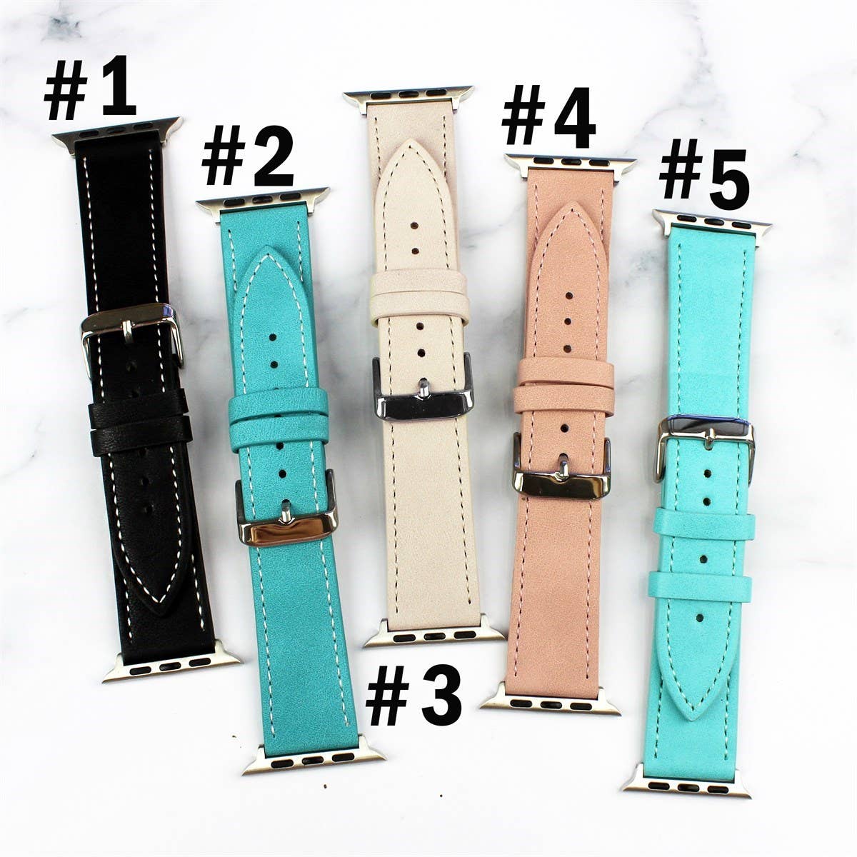 Vegan Leather Apple Watch Bands