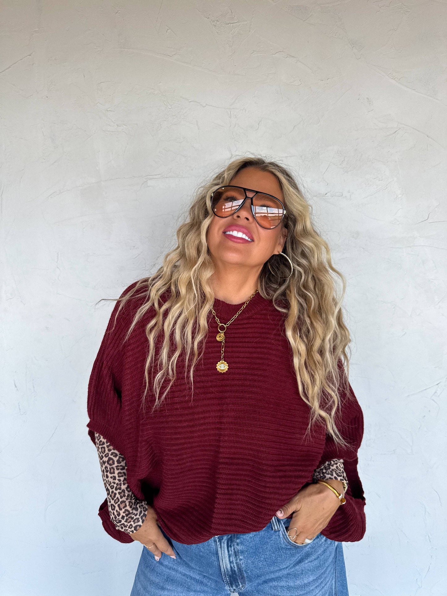 FALL MEG PULLOVER PONCHO