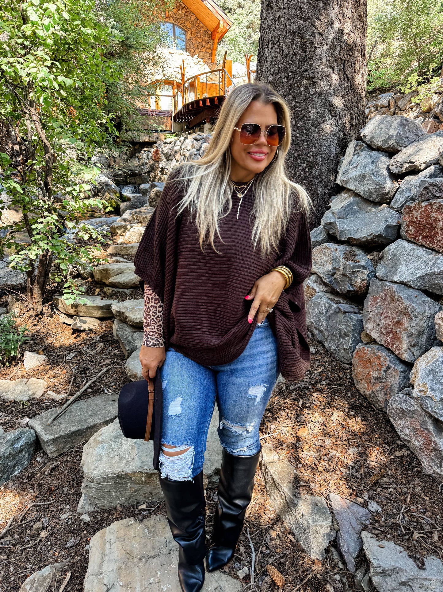 FALL MEG PULLOVER PONCHO