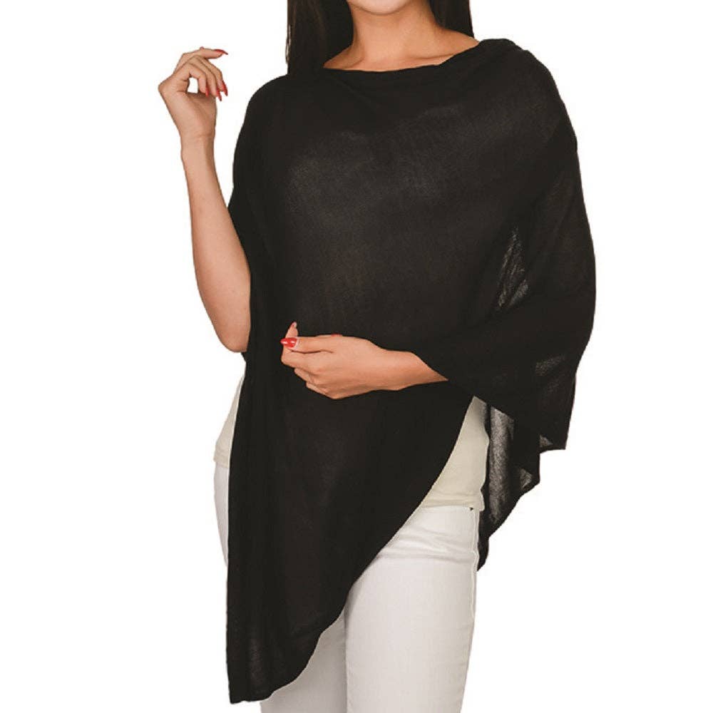 Elsa Bamboo Lightweight Bamboo Poncho – One Size