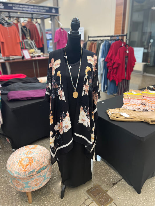 Flower Print Kimono Donnie Kimono
