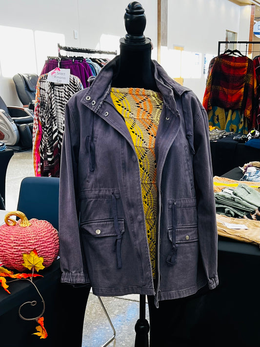 Purple Utility Jacket