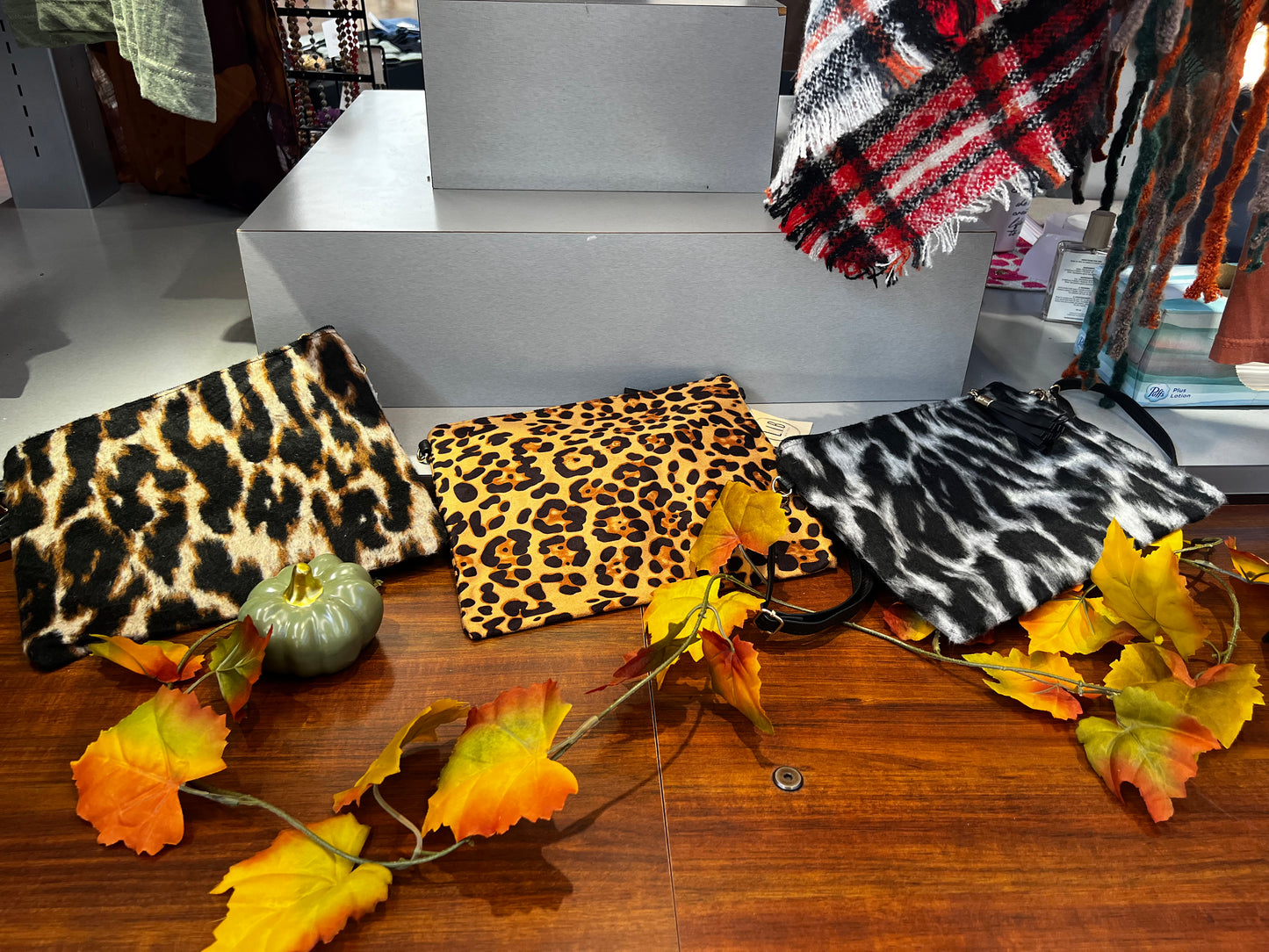 Animal Print Crossbody/Clutch Bag