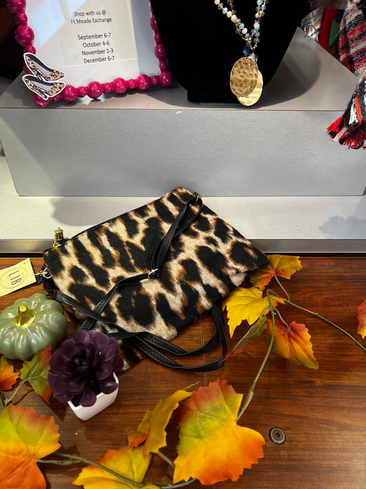 Animal Print Wristlet