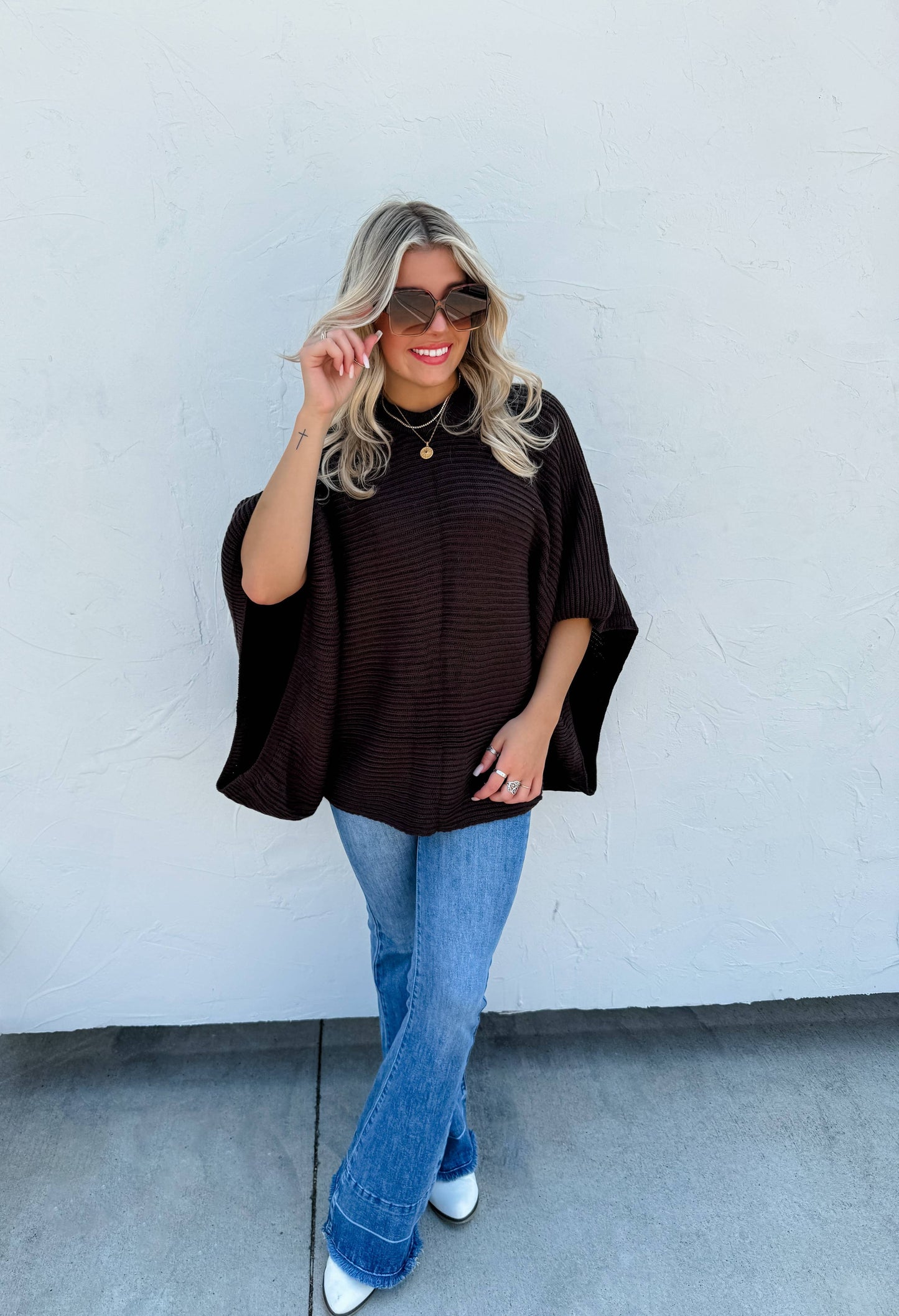 FALL MEG PULLOVER PONCHO