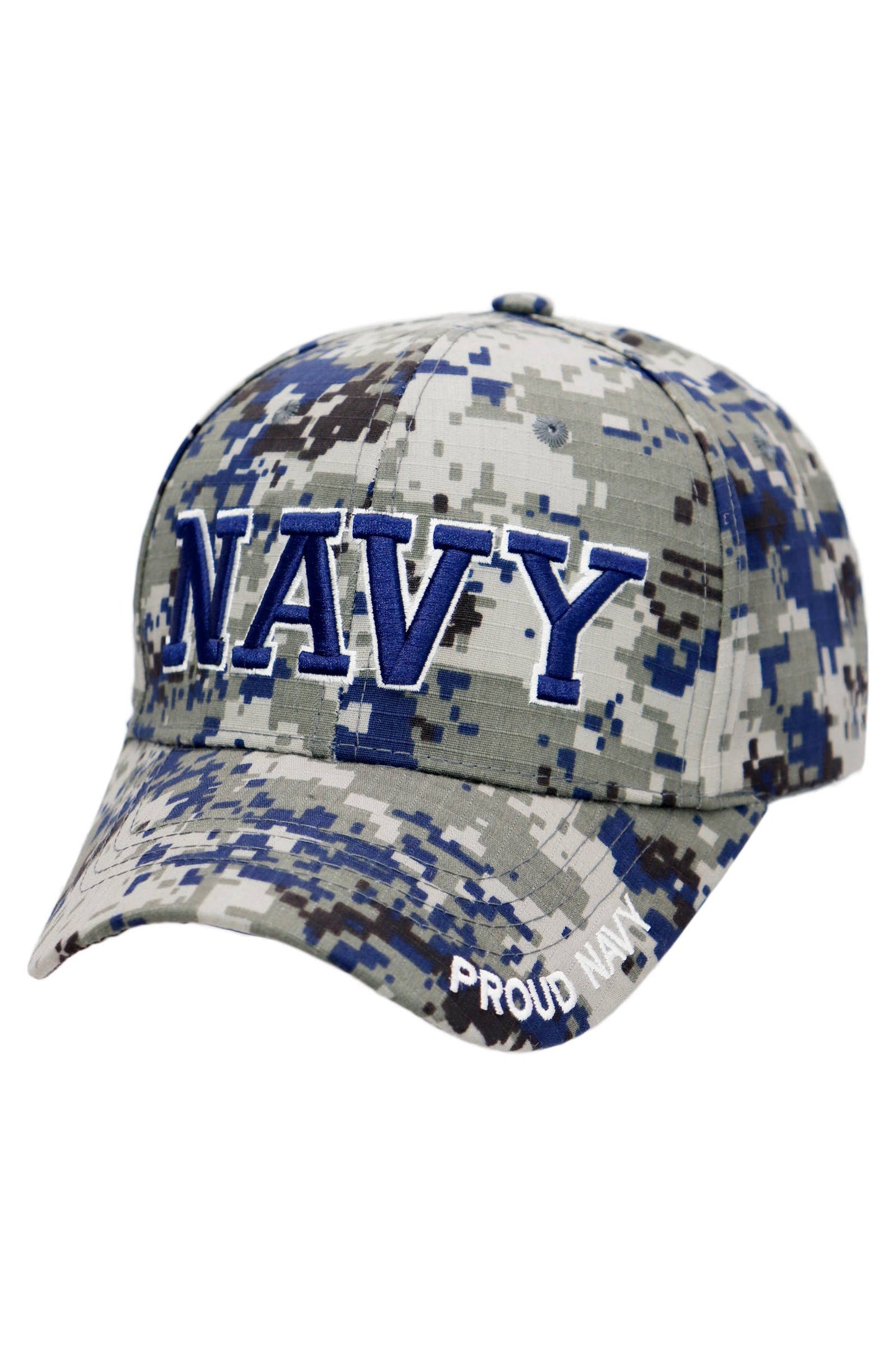 U.s. Military Branch Logo Digital Camo Baseball Cap