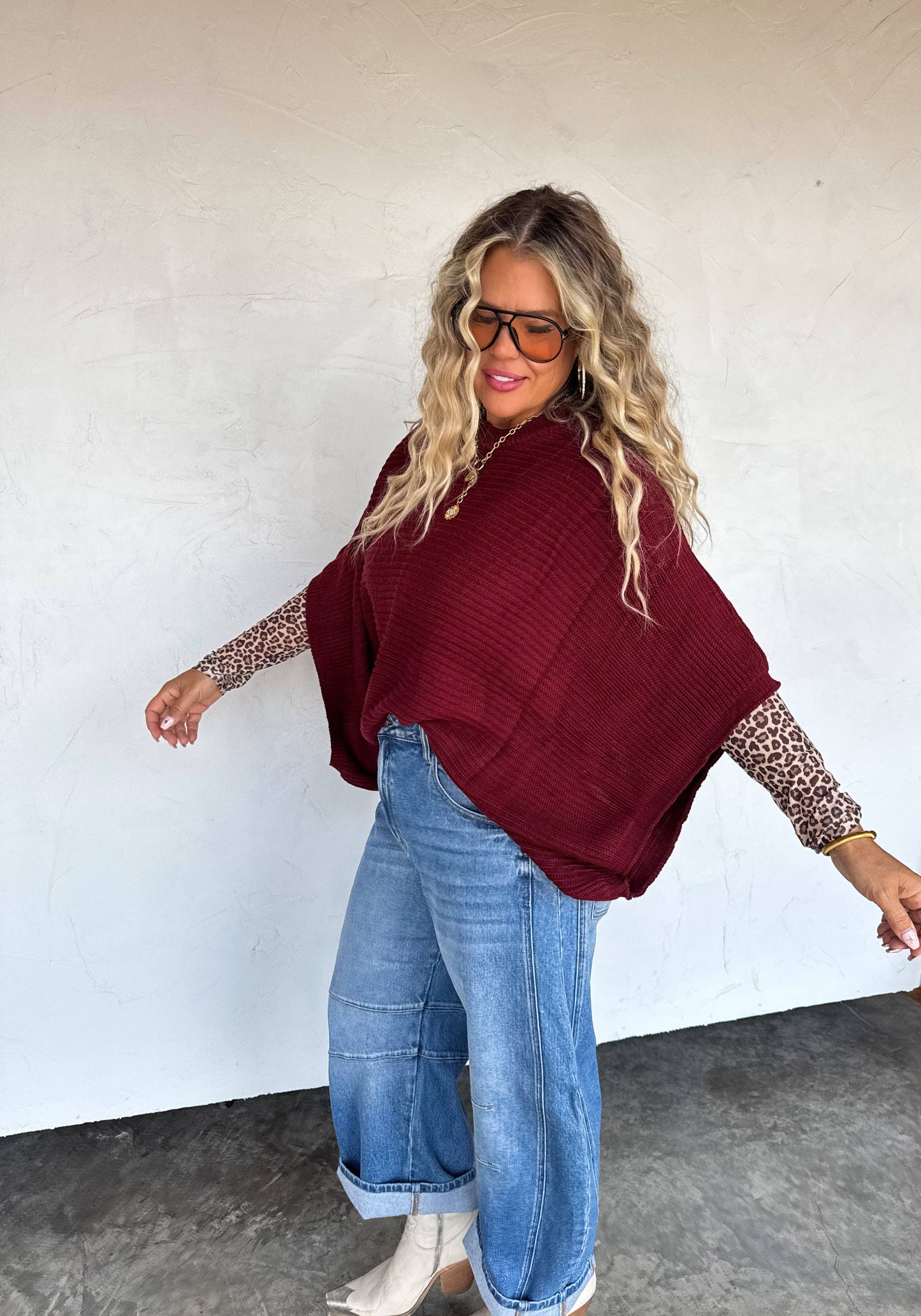 FALL MEG PULLOVER PONCHO