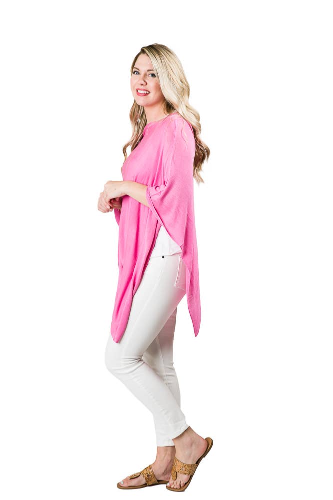 Elsa Bamboo Lightweight Bamboo Poncho – One Size