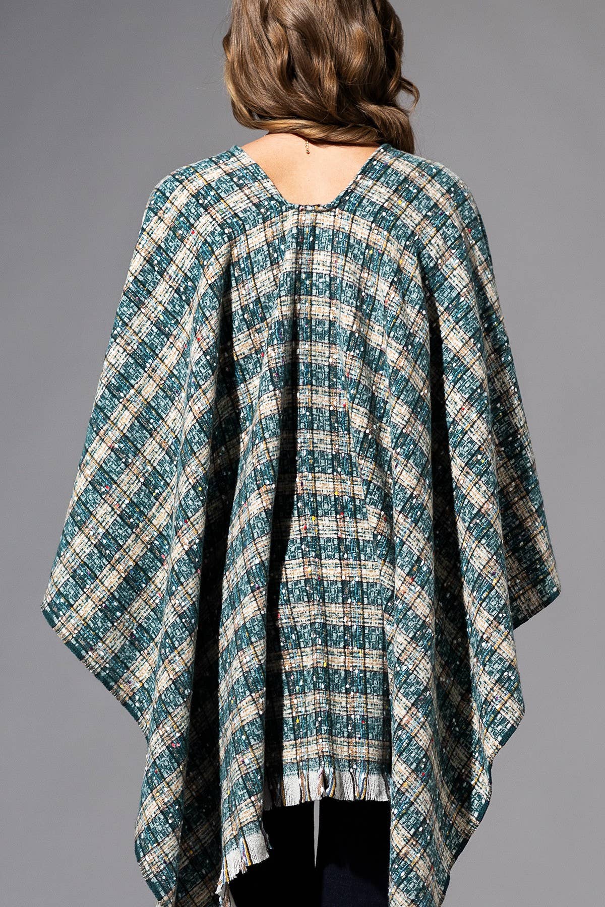 Plaid Multi Color Pattern Wrap