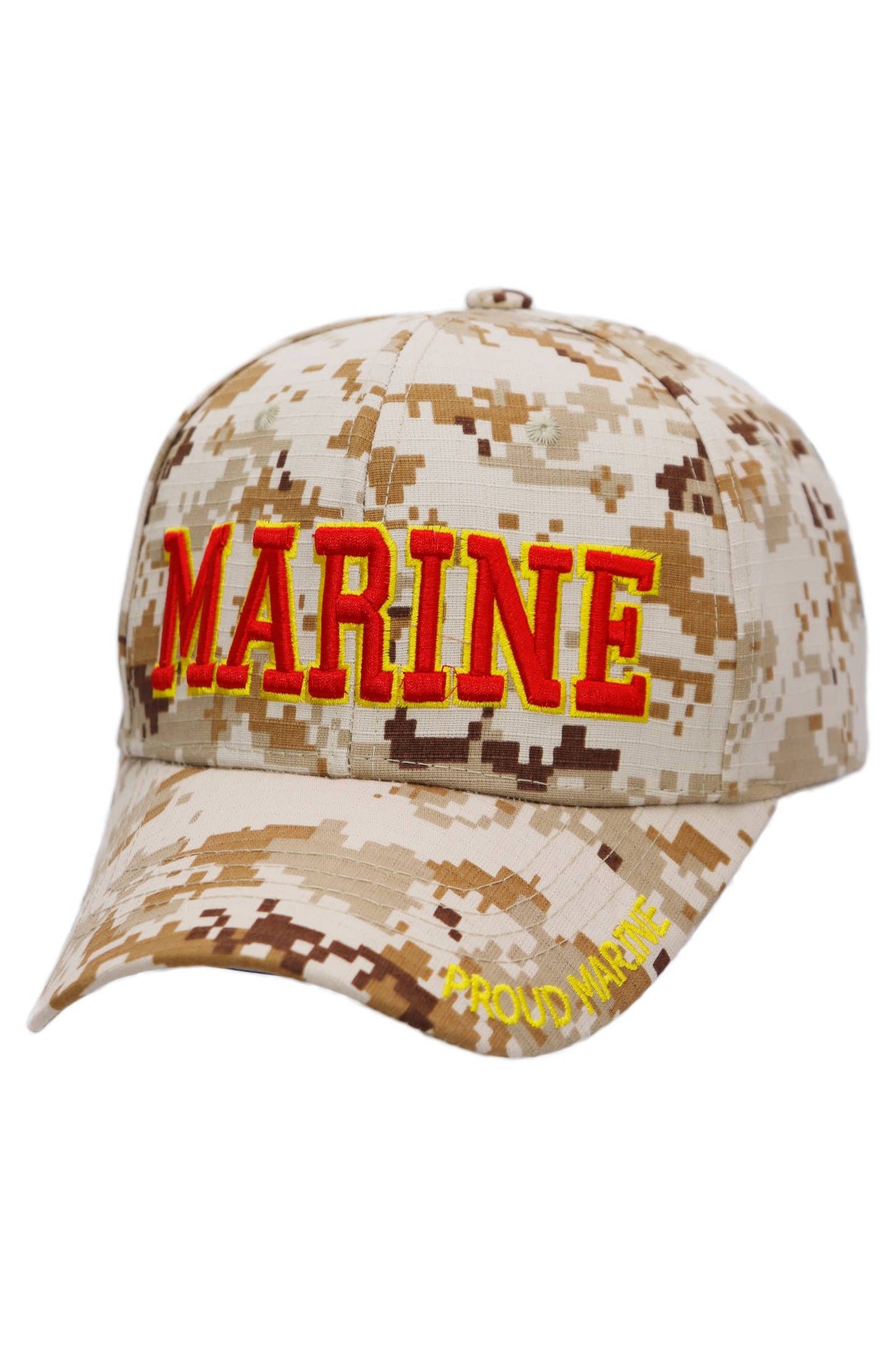 U.s. Military Branch Logo Digital Camo Baseball Cap