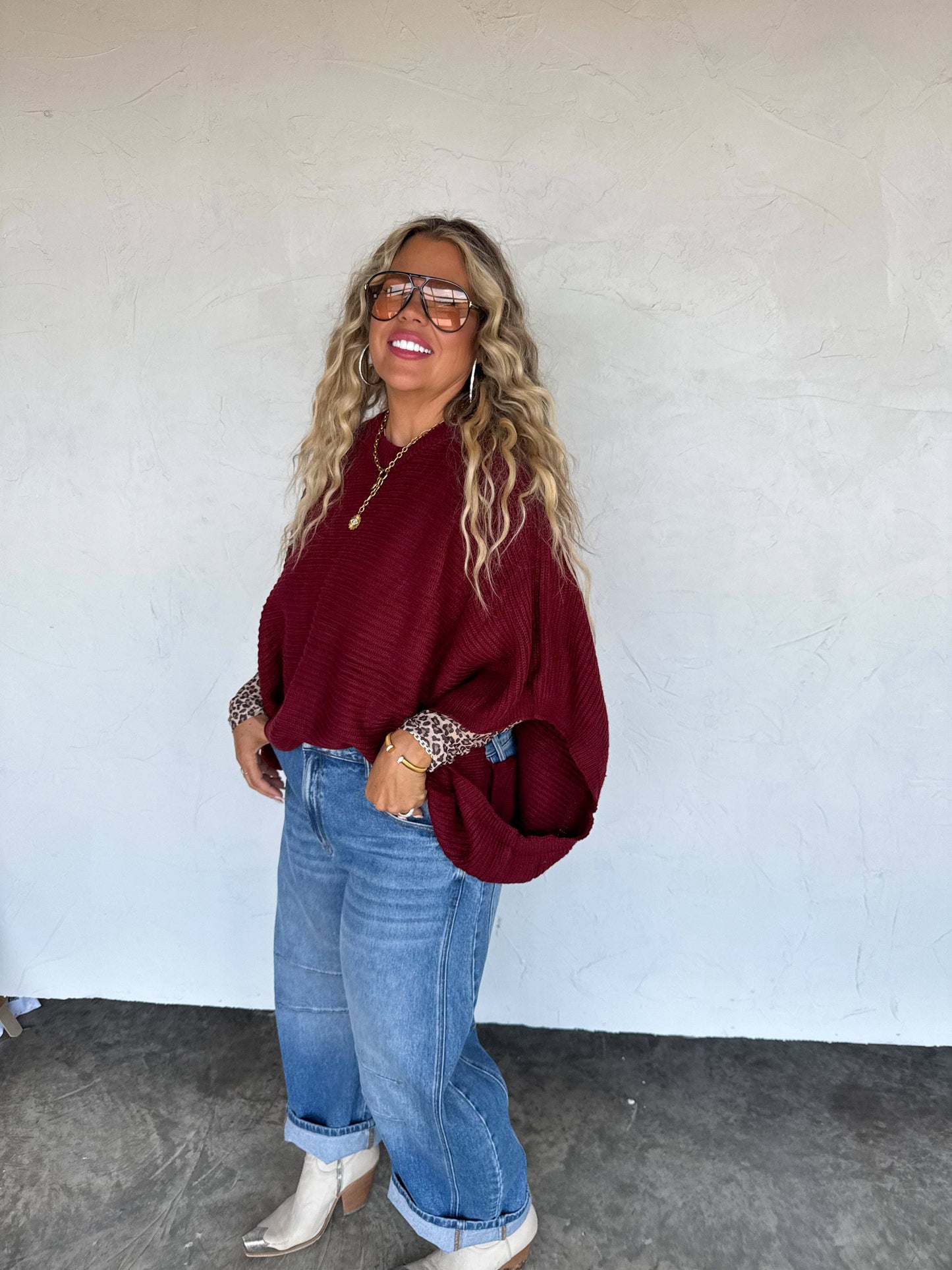 FALL MEG PULLOVER PONCHO