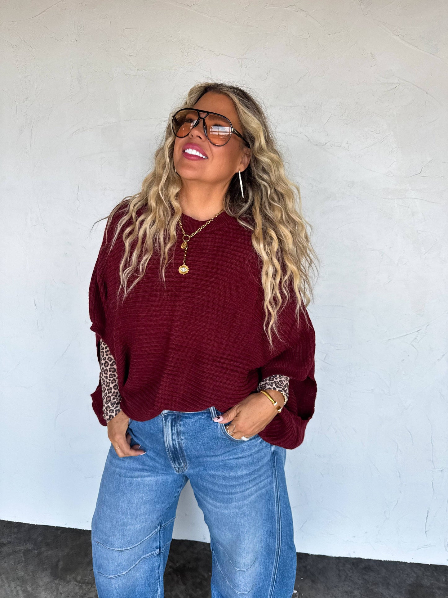 FALL MEG PULLOVER PONCHO