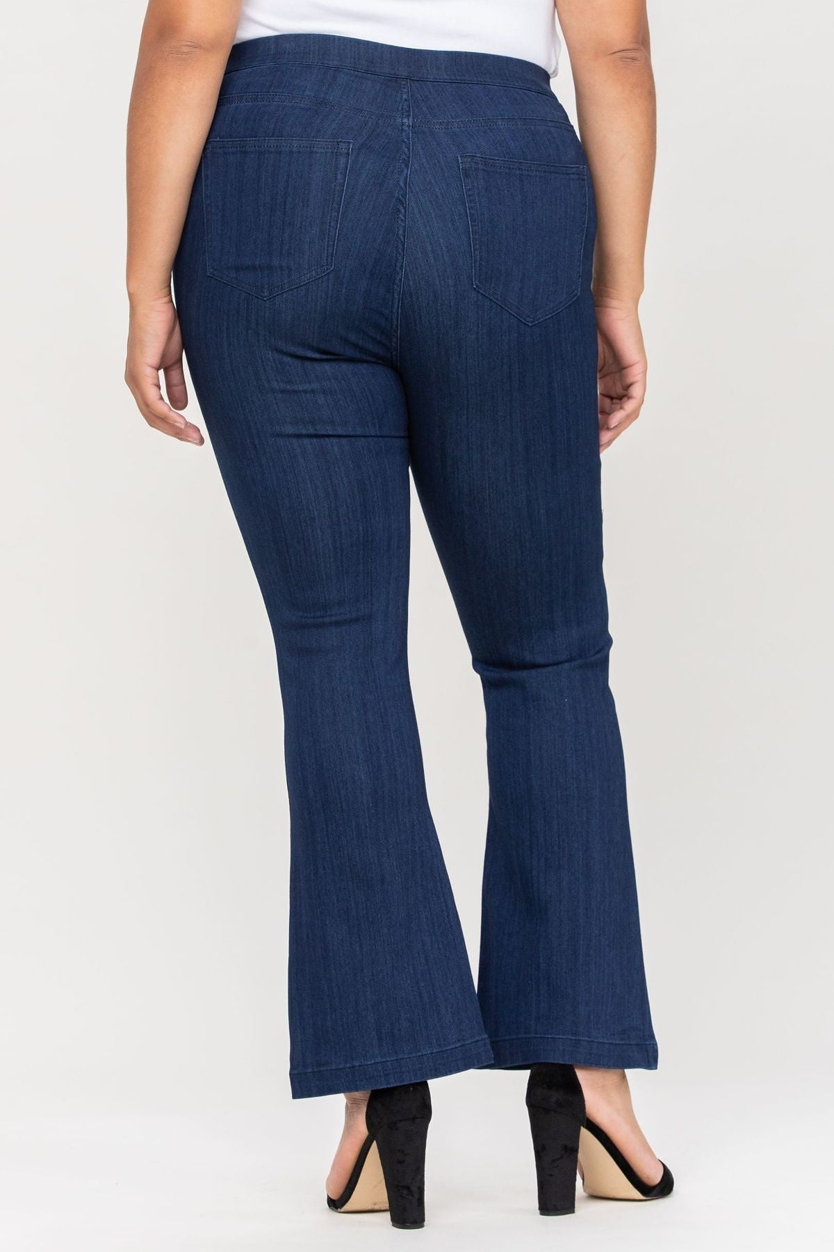 Cello Curvy Mid Rise Flare Jegging Plus Size