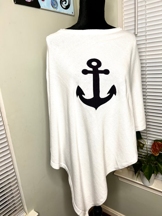 ANCHORS AWAY PONCHO