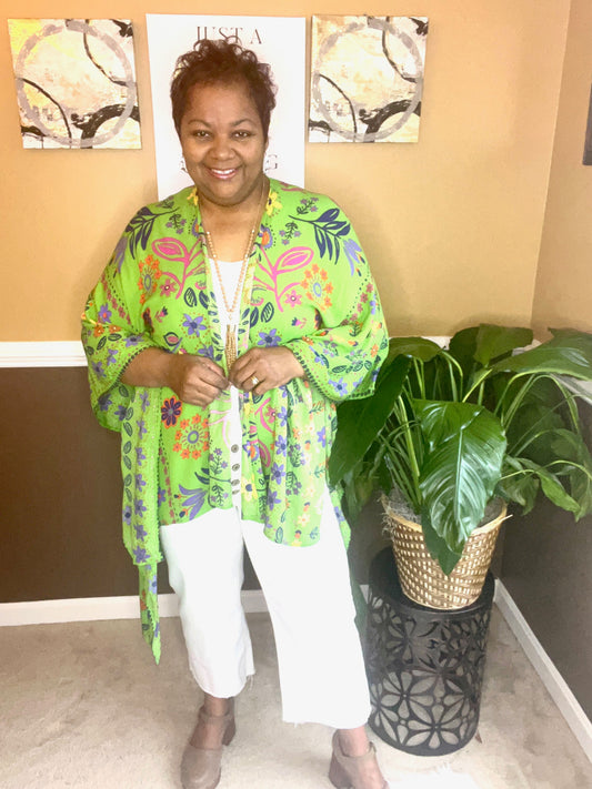 All I Need Flowy Kimono
